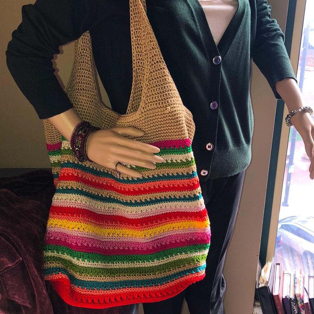 Sac striped purse